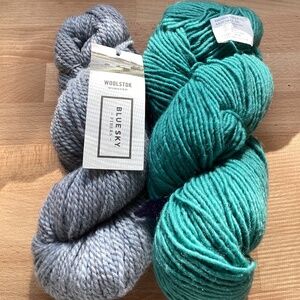 3 Skeins of Lovely Wool Yarn  Exceptional Quality Just added to this listing!
